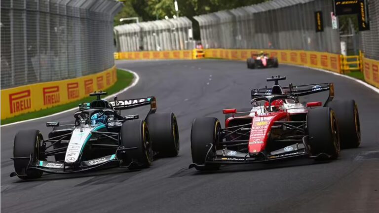 George Russell dominates new F1 hybrid race while drivers warn of chaos in Melbourne Australia