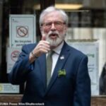 Gerry Adams denies IRA involvement in London civil trial shocking victims and political observers