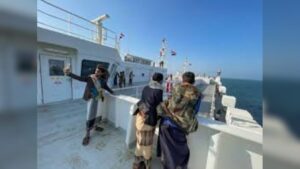 Houthi rebels threaten global chaos as militia targets shipping routes near the Suez Canal in Egypt