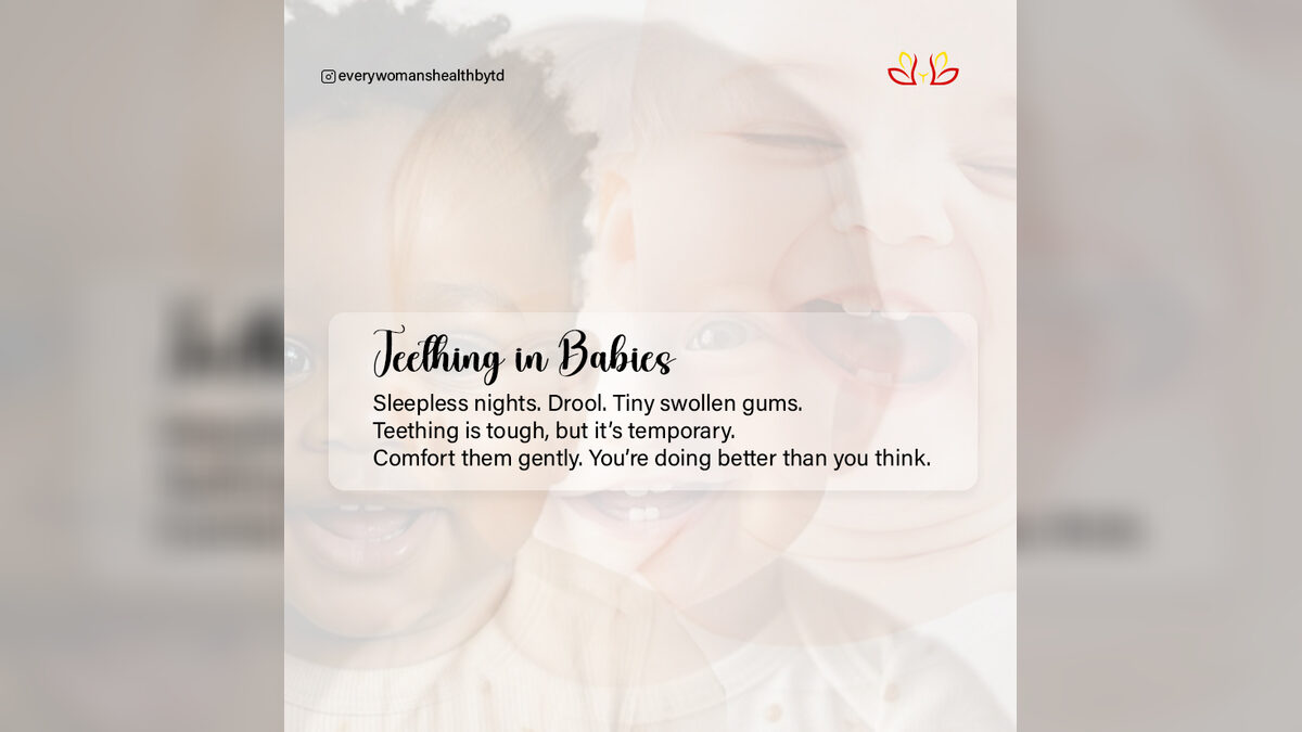 🦷 Teething in Babies: What Every Parent Should Know 👶🏽💛 Teething is a normal milestone, but it can be tough on both baby and parents. Here’s what to expect: ✨ Common signs of teething • Excess drooling • Irritability or fussiness • Swollen or tender gums • Biting/chewing on objects • Mild sleep disturbance • Reduced appetite 🌡️ What’s NOT typically caused by teething Teething does NOT usually cause high fever, severe diarrhea, or serious illness. If these occur, please see a doctor. 🧊 How to soothe your baby ✔️ Chilled (not frozen) teething rings ✔️ Gentle gum massage with clean fingers ✔️ Extra cuddles and comfort ✔️ Safe pain relief only if recommended by your doctor 💤 Remember: This phase is temporary — those tiny teeth will be worth the wait! #TeethingBaby #BabyTeething #MomLife #ParentingTips #NewMomNigeria #BabyCare #MotherhoodUnfiltered #GentleParenting #InfantCare #MomSupport #EveryWomanHealthByTD #BabyMilestones #PediatricHealth #MomCommunity #NaijaMoms #ParentingInNigeria