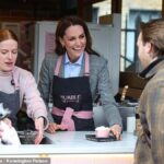 Prince William and Princess Catherine Surprise Shoppers at Borough Market in London