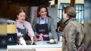 Prince William and Princess Catherine Surprise Shoppers at Borough Market in London