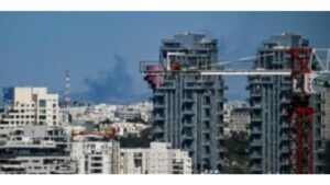 Iran Launches Massive Missile Barrage Targeting Israel as Tehran Burns