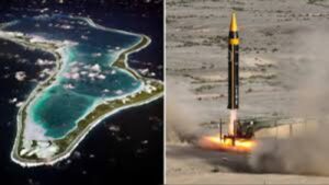 Iran Launches Missiles at UK US Diego Garcia Military Base in Chagos Islands