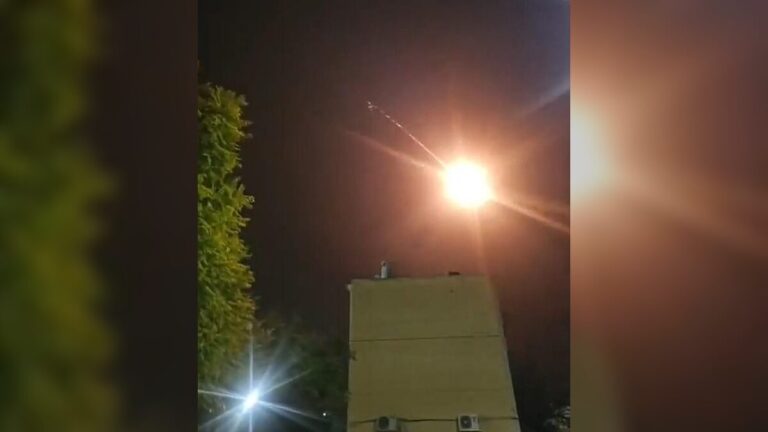 Iran Missile Strike