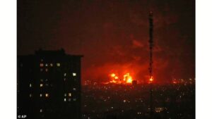 Iran Warns Residents About Toxic Rain After Israeli Airstrikes Hit Oil Facilities in Tehran