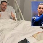 Jack Grealish shares injury recovery photos and begins rehabilitation training at Everton Finch Farm in Liverpool