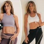 Jennifer Aniston reveals her secret to sculpted arms with new Express Series workout at PVOLVE studios