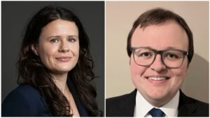 Joani Reid and David Taylor