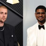 Justin Bieber and Usher