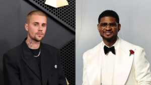 Justin Bieber and Usher