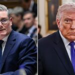 Keir Starmer and Donald Trump