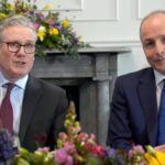 Keir Starmer and Taoiseach Micheál Martin
