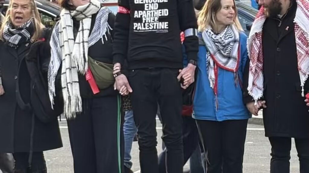 Pro-Palestinian Activist Thomas Abdullah Bourne Confronts Comedian Matt Lucas in Shocking London Underground Escalator Clash