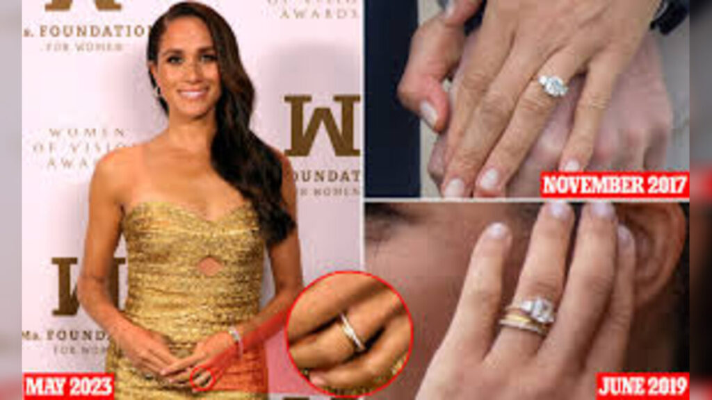 Meghan Markle Ditches Engagement Ring at Los Angeles Charity Gala