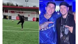 Mykhailo Mudryk Returns to Training Amid Doping Controversy at Uxbridge FC in West London