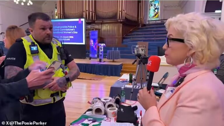 Police eject Kellie-Jay Keen and Let Women Speak activists from International Women’s Day event in Nottingham after single-sex space questions