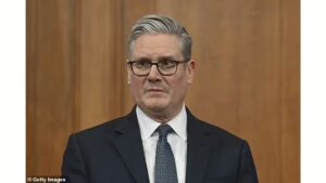 Darts fans chant insults at Prime Minister Keir Starmer during UK Open tournament at Butlin’s Minehead