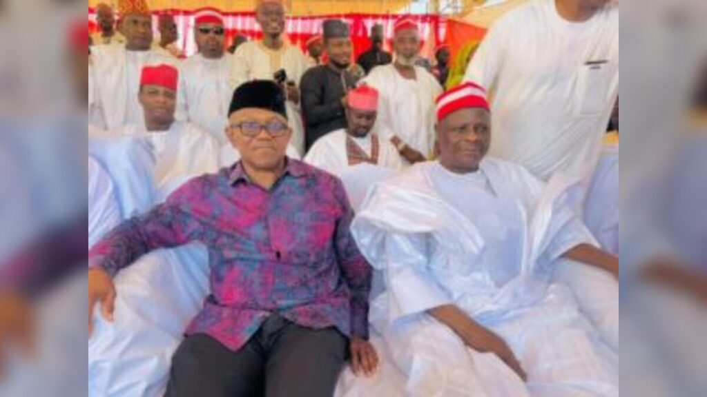 Rabiu Kwankwaso hosts Peter Obi and Seyi Makinde at high profile Sallah gathering sparking opposition alliance talks in Kano
