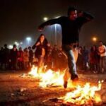 Reza Pahlavi leads Iranians in defiant fire jumping during Chaharshanbe Suri festival across Iran