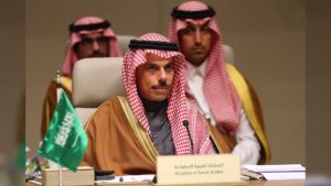 Saudi Foreign Minister Faisal bin Farhan Al Saud