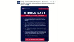 UK Government Launches Second Repatriation Flight for British Nationals from Muscat Oman