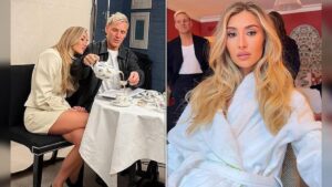 Sophie Habboo and Jamie Laing