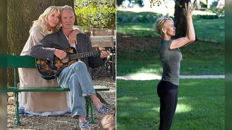 Sting and Trudie Styler