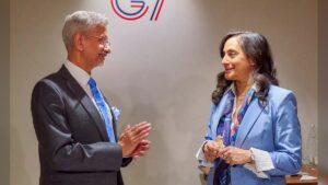 Subrahmanyam Jaishankar and Anita Anand