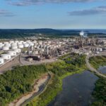 The Irving Oil Refinery in Saint John, New Brunswick, Canada