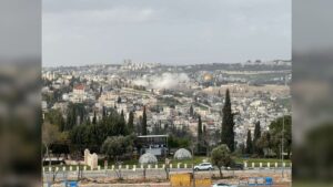 The Old City in Jerusalem, right near the Temple Mount, was impacted by Iranian missile fragments.