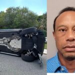 Tiger Woods rolls Land Rover in Florida crash and faces DUI and property damage charges