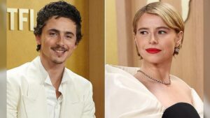 Timothée Chalamet and Jessie Buckley