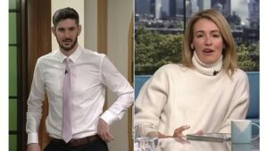 Tom Swarbrick and Cat Deeley