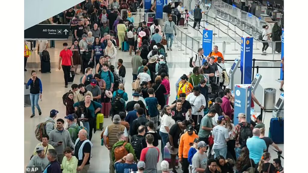 Travelers across the United States faced major disruptions Sunday