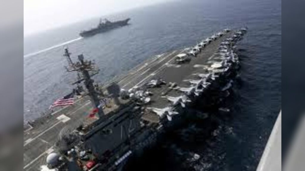 USS Abraham Lincoln Conducts Continuous Strike Operations Near Iranian Waters In The Strait Of Hormuz