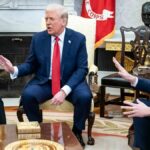 Zelensky Jokes About Age Gap With Trump During Media Exchange in Washington While U.S. Signals Tough Stance in Strait of Hormuz