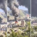 Authorities declare state emergency as Tuapse refinery fire erupts after drone debris strike in Krasnodar Region Russia