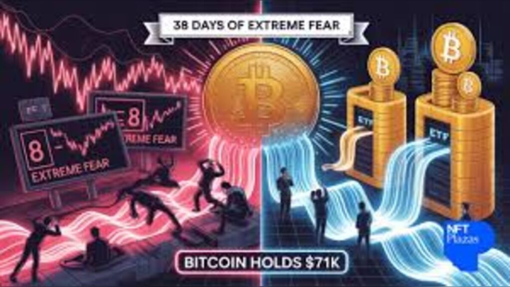 Bitcoin defies market fear as investors absorb BTC and hold prices steady at sixty seven thousand in global cryptocurrency markets