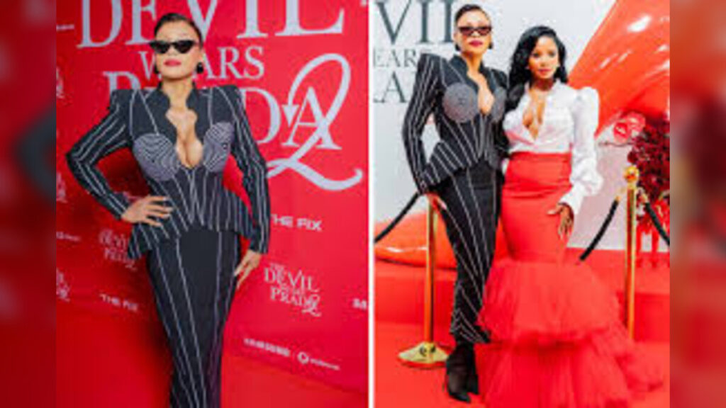 Bonang Matheba Showcases Thebe Magugu Collaboration As Lesotho Inspired Fashion Collection Dominates Red Carpet In Johannesburg