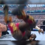 Brock Lessnar and Obafemi Fighting At Wrestlemania 42