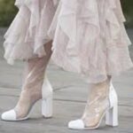 Chanel unveils barely there shoe silhouette in Biarritz France as designers push ugly footwear trend forward