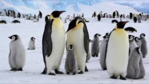 Climate change drives emperor penguins toward extinction and threatens wildlife survival in Antarctica