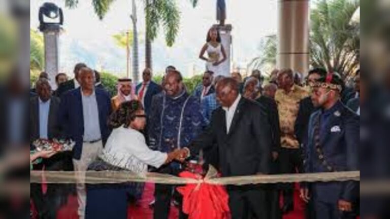 Cyril Ramaphosa attends King Mswati III coronation anniversary celebration in Eswatini marking 40 year reign milestone