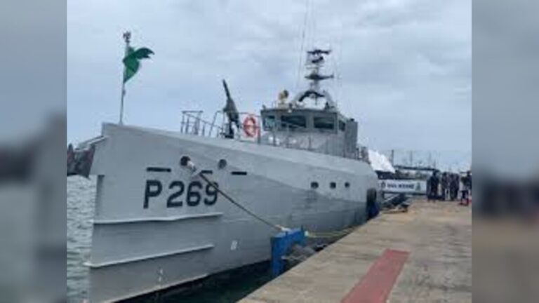 Deploys Nigerian Navy Ships Helicopters Maritime Security Assets Gulf of Guinea Operation from Onne Rivers State Nigeria to Crush Piracy