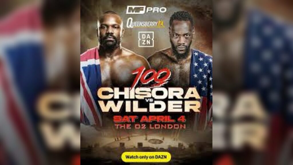 Derek Chisora aims to retire with victory against Deontay Wilder at London’s O2 Arena