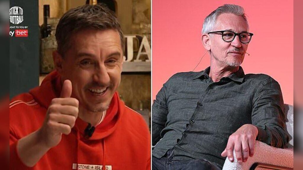 Gary Neville and Gary Lineker