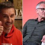 Gary Neville and Gary Lineker