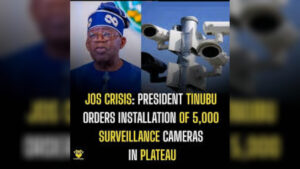 Government Deploys AI Surveillance Cameras to Transform Security in Jos Plateau State