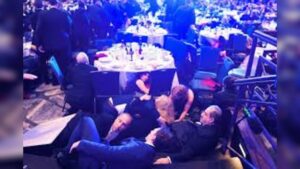 Gunman Sparks Chaos as Guests Flee Dinner Tables During Shocking Shooting at Washington Hilton Ballroom in Washington DC